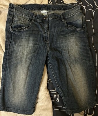 Jeans Gr 54 von Giada dunkelblau Länge: 3/4