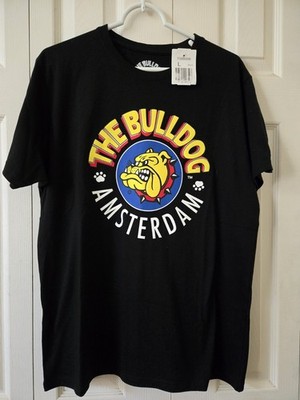 Vitg. New Bulldog Amsterdam T Shirt Mens L Coffeeshop 420 Smoker 