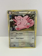 Pokemon TCG Clefable 3/123 HeartGold SoulSilver (HS) Holo Rare USED  on eBay