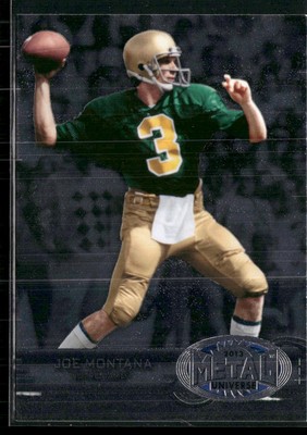 2013 Fleer Retro #M-105 Joe Montana Metal Universe