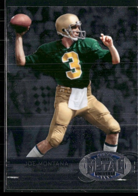 2013 Fleer Retro #M-105 Joe Montana Metal Universe