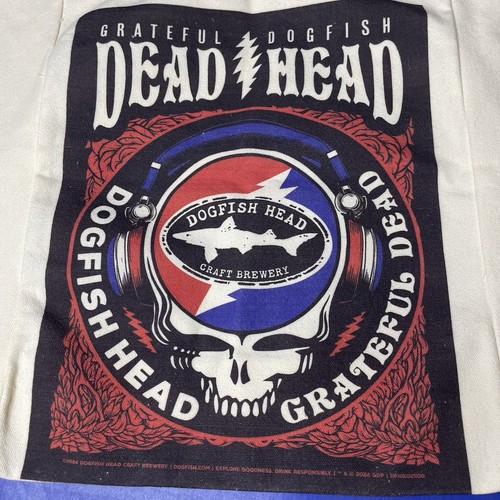 Grateful Dead Tragetasche Canvas Dogfish Head Vinyl Schallplatte Design Dead Head Promo - Bild 13 von 24