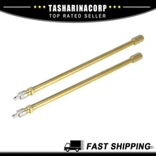 Universal Piece of 2 200mm Brass Wheel Tire Valve Extender Stem Extend Adaptor