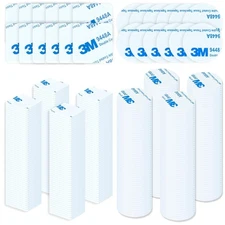 Double Sided Foam Tape Heavy Duty Adhesive Pads 200pcs Waterproof Mounting Set