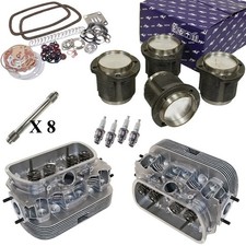 Single Port 1600cc Air-cooled Vw Bug Engine Rebuild Kit Top End Heads Pistons Single Port 1600cc Air-cooled Vw Bug Engine Rebuild Kit Top End Heads Pistons