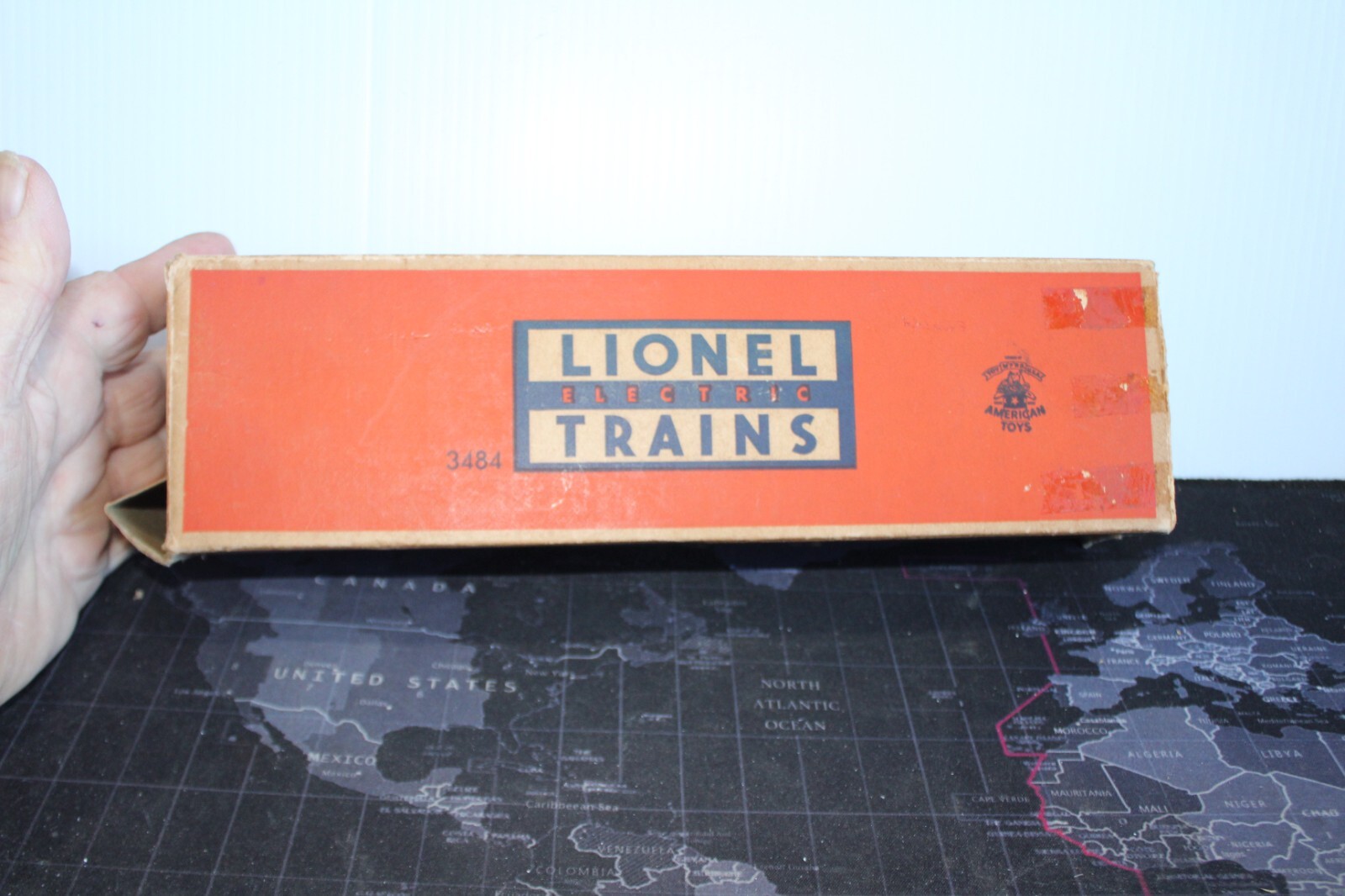 LIONEL POSTWAR 3484 OPERATING BOX CAR CLEAN IN ORIGINAL BOX, (B85) eBay