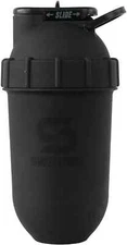 ShakeSphere Tumbler Protein Shaker Bottle 24oz Capsule Matte Black 5060436241021