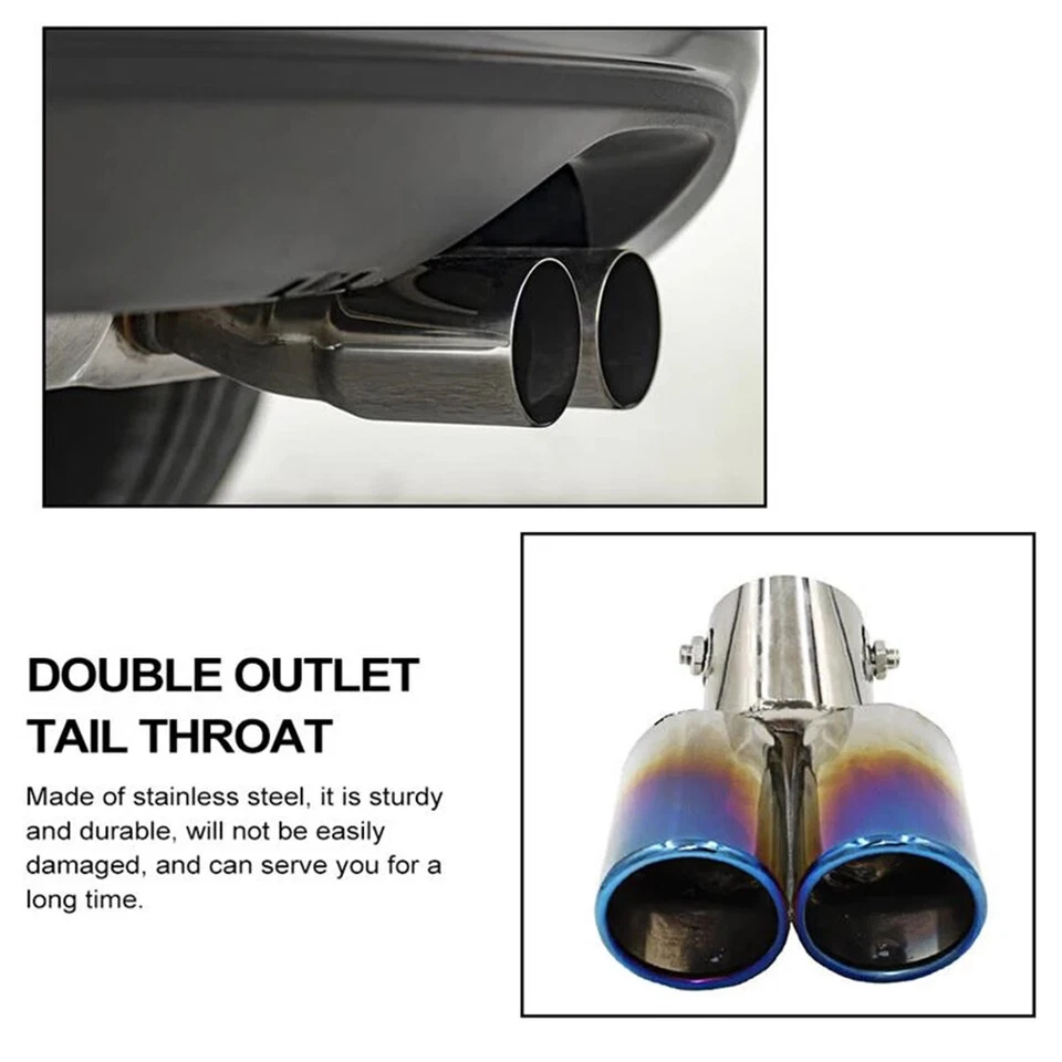 Silenciador de tubo de escape trasero de coche cubierta silenciador modificación para Toyota Foto 4 de 4