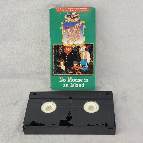 The Country and City Mouse Adventures No Mouse is an Island VHS 1997 TESTED - Imagen 10 de 10