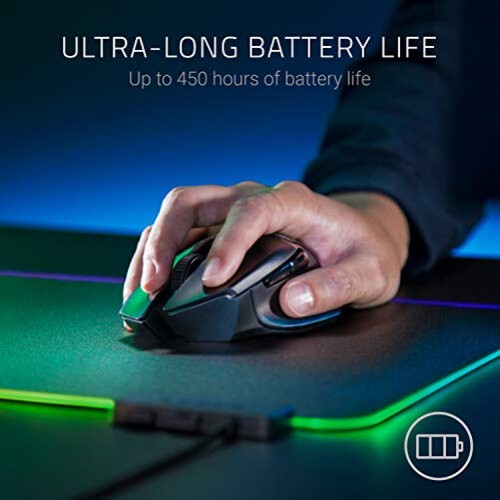 Razer Basilisk X HyperSpeed Gaming Mouse Bezprzewodowa BT/RF 16 000 DPI Ergonomiczna - Zdjęcie 3 z 7