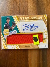 A67,609 - 2019 Elite Extra Edition Future Threads Auto Gold #35 B.Garrett/49