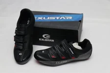 New Exustar E-SR463 Cycling Road Bike Shoes 43 9.5 3-Bolt Black Men's