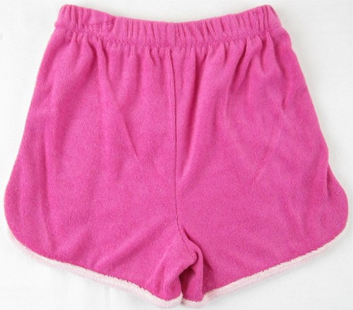 NWT Jitterbugs Girl's Pink Terry Jog Shorts with Appliqued Fish, 6 - Picture 3 of 3