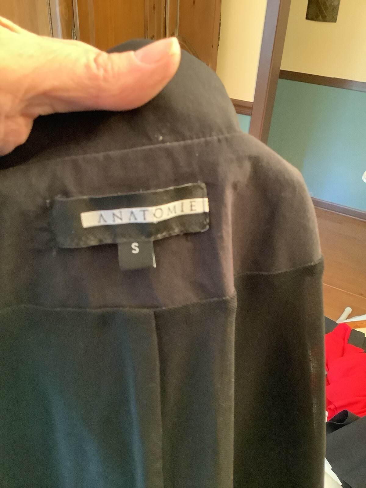 Anatomie Black Polyester Stretch 2 Button Blazer … - image 3