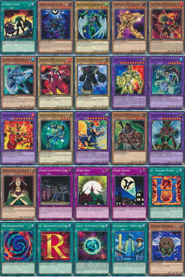 Elemental Hero Jaden Yuki Deck 25 Cards Fusion Monsters SGX2 Deck YUGIOH |  eBay