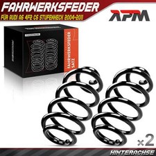 2x Federn Fahrwerksfeder Hinterachse für Audi A6 4F2 C6 Stufenheck 2004-2011
