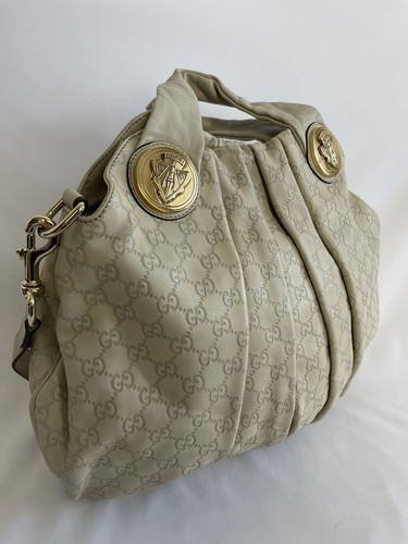 GUCCI Leather Hysteria Top Handle Bag Off White 197016 - Picture 4 of 12