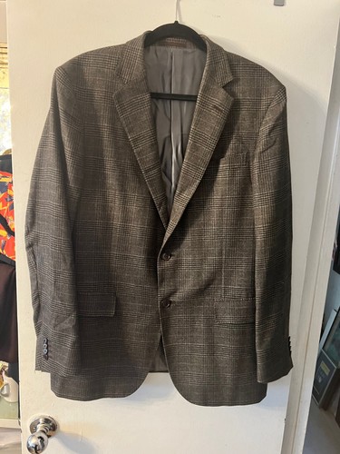 ZEGNA Blazer Sports Jacket 2 Button Single Breasted Angora & Wool IT 54R / XL - Picture 8 of 8