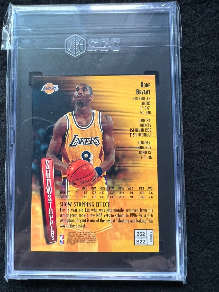 1997-98 Topps Finest - Common Bronze Kobe Bryant #262 for sale