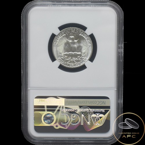 1944 S Washington Quarter NGC MS65 25c Gorgeous High Grade Better Date - Picture 2 of 2