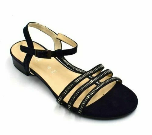 Schwarze Gabor Damen-Sandalen