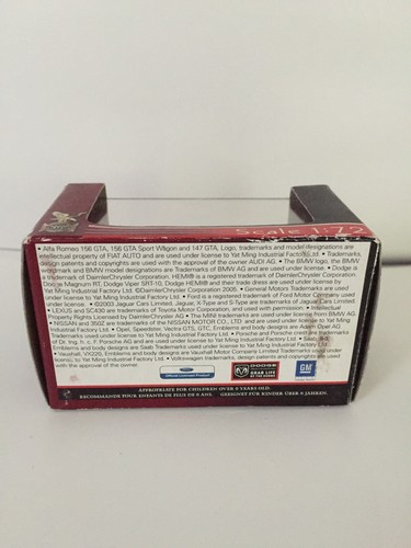 YAT MING DIE CAST METAL COLLECTION VOLKSWAGEN W12 NARDO ORANGE 1:72 SCALE NIB - Picture 6 of 6