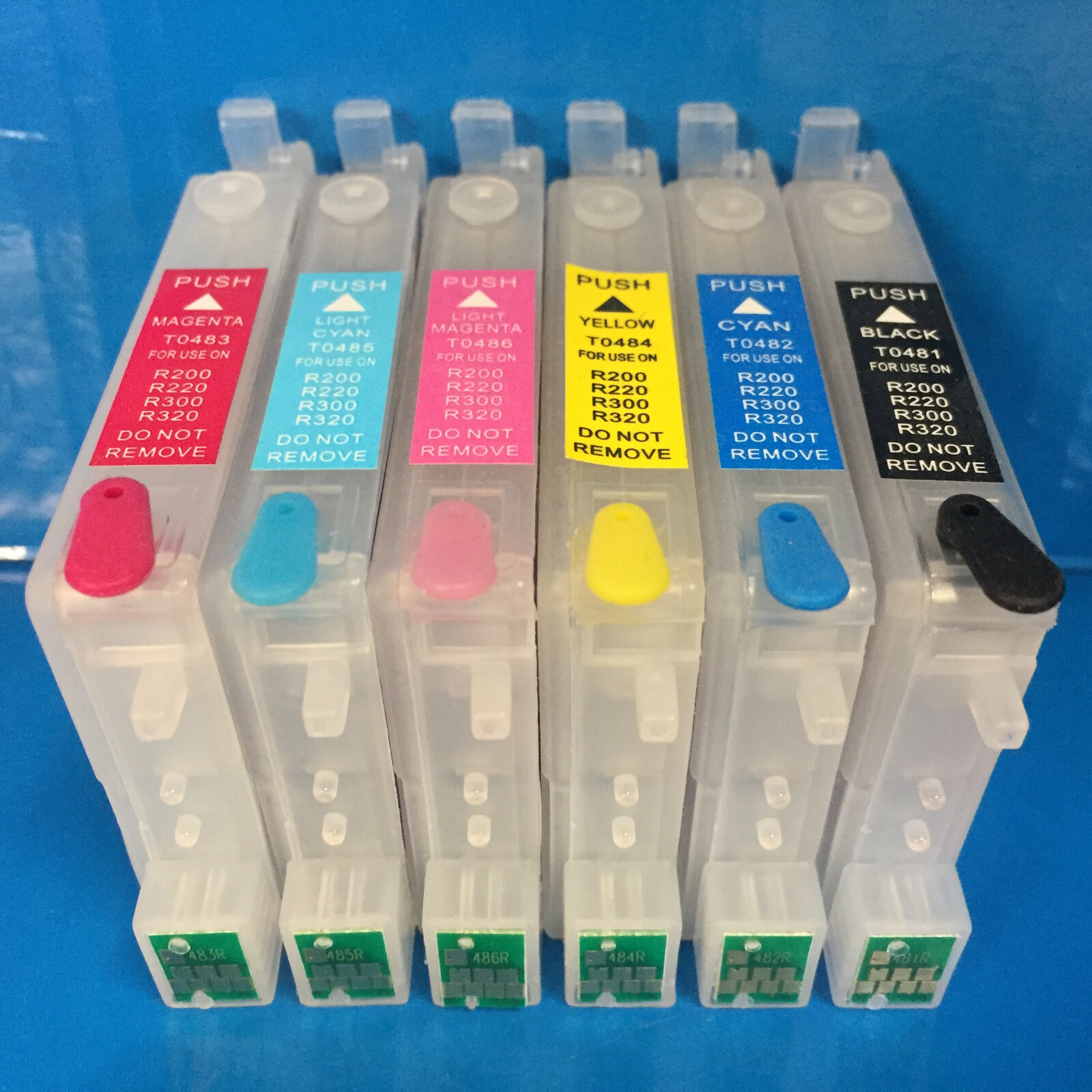 6x Print Head Cleaning Cartridges For Epson Photo R320 R340 RX600 RX620