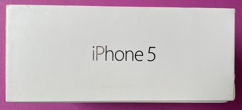 APPLE iPHONE 5 WHITE 16GB (MD298) EMPTY BOX ONLY - Zdjęcie 2 z 4