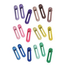 6x Alligator Hair Barrettes Hair Clips Decorative Duckbill Clips for Women