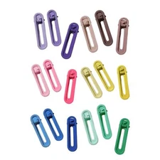 6x Alligator Hair Barrettes Hair Clips Decorative Duckbill Clips for Women