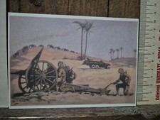 2º REGGIMENTO ARTIGLIERIA COLONIALE CARTOLINA POSTALE DISEGNO FERRARI ARTE 