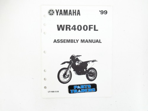 NOS Genuine Yamaha Dealer Factory Assembly Manual WR400F WR 400F 1999 - Bild 1 von 2