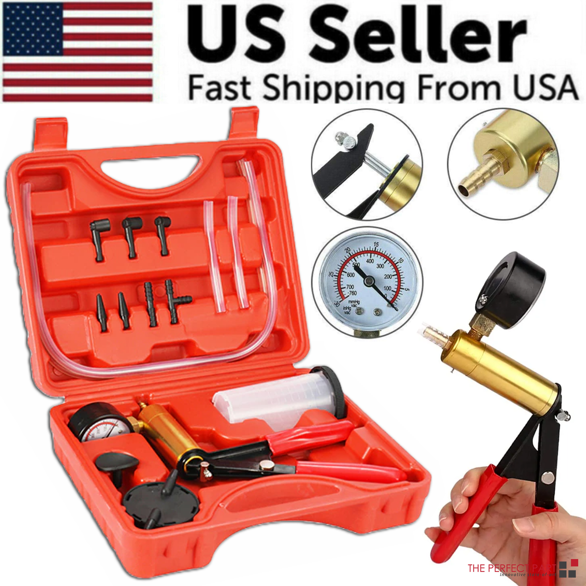 Onever Kit Vacuüm Pomp, Auto, Motorfiets, Handmati... – Grandado