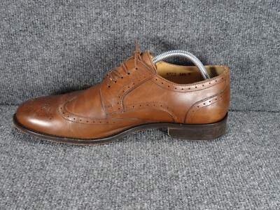 MERCANTI FIORENTINI Wingtip Oxford Size 10.5 Brown Dress  display picture 2