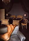 1975 Vintage HELMUT NEWTON Female Nude Woman Villa D'Este Italy Photo Engraving