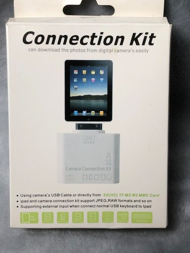 Apple iPad Camera Connection Kit USB Port and SD Card adaptors for iPad 1 & 2 - 第 1/4 張圖片