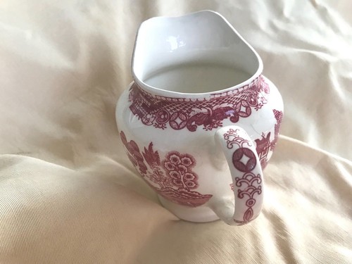 Vintage Creamer Red Willow Transferware Japan - Picture 3 of 12