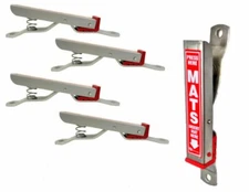 Car Wash Floor Mat Hangers - Aluminum (4 Pack)