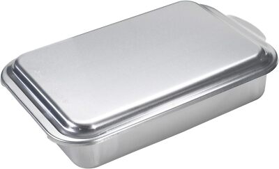 9X13 Natural Aluminum Baking Pan Commercial Bakeware By Nordic Ware