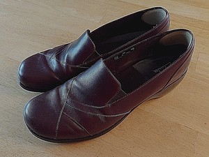 clarks ladies brown shoes