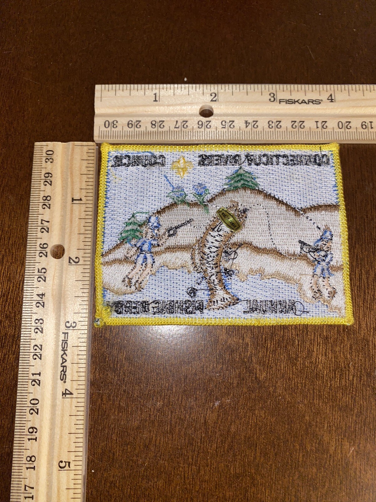 Connecticut rivers council annual fishing derby patch eBay