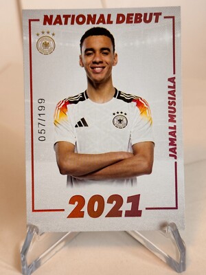 Panini DFB Team-Set 2024   Jamal Musiala National Debut Limitiert 057/199