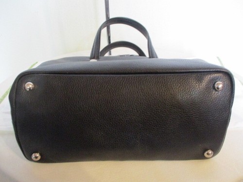 LONGCHAMP Le Foulonne Leather Sml Satchel Crossbody Bag in Black w Dustbag - Picture 11 of 11