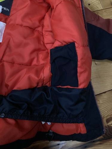 OBERMEYER 5? Ski Jacket Horizon I-GROW Rust Black Waterproof Insulated Hood READ - Picture 11 of 24