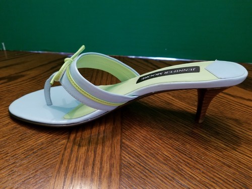 JENNIFER MOORE BLUE/GREEN SANDALS SIZE 6M - Picture 5 of 10