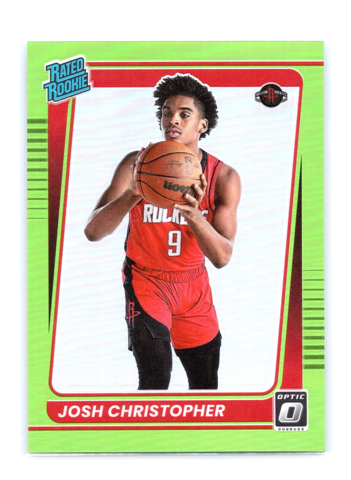 2021 Donruss Optic #200 Josh Christopher /149 Lime Green Rated Rookie Prizm