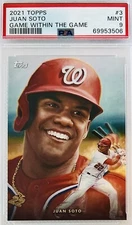 2021 Topps Game Within The Game Juan Soto By Paul Jennis #3 PSA 9 🔥