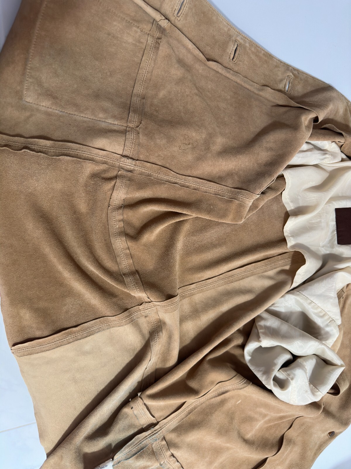 2002 Moncler Real Leather Basic Bomber Jacket Vin… - image 15