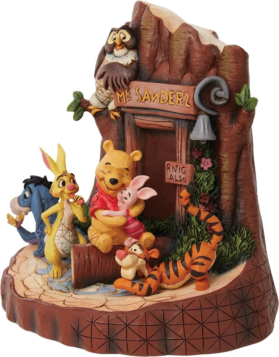 Jim Shore Disney Traditions Winnie The Pooh Mr. Sanders Carved by