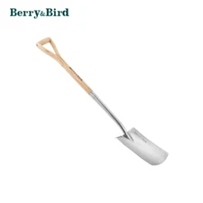 Berry&Bird Digging Spade 43" Stainless Steel Garden Border Spade Garden Tools